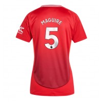 Manchester United Harry Maguire #5 Fußballbekleidung Heimtrikot Damen 2024-25 Kurzarm